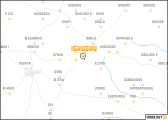 map of Igwugwu