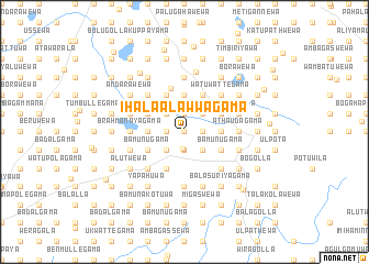 map of Ihala Alawwagama