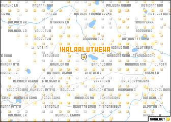 map of Ihala Alutwewa