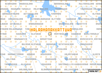 map of Ihala Amanakkattuwa