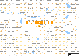 map of Ihala Bakmeewewa