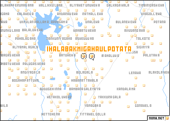 map of Ihala Bakmigahaulpota