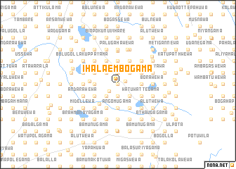map of Ihala Embogama