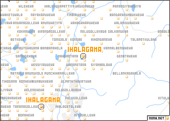 map of Ihalagama