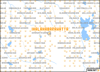 map of Ihala Habarawatta