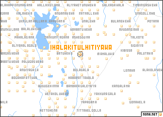 map of Ihala Kitulhitiyawa