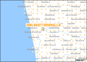 map of Ihala Kottaramulla