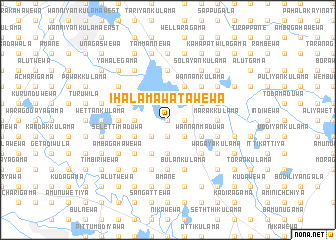 map of Ihala Mawatawewa