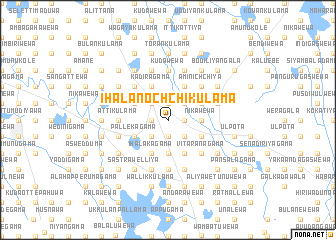 map of Ihala Nochchikulama