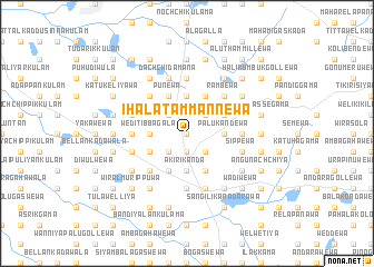 map of Ihala Tammannewa