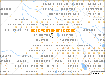 map of Ihala Yantampolagama