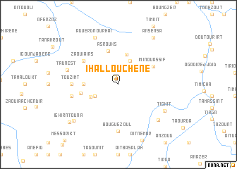 map of Ihallouchene