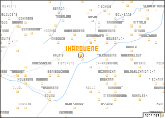 map of Iharouene