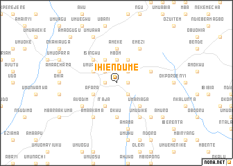map of Ihie Ndume