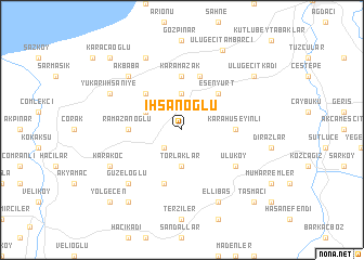 map of İhsanoğlu