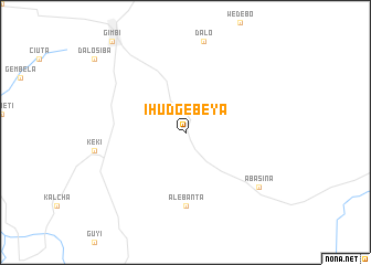 map of Ihud Gebeya