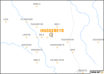 map of Ihud Gebeya