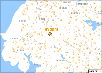 map of Ihyŏn-ni