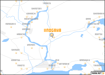 map of Iinogawa