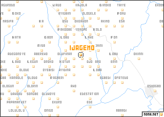 map of Ijagemo