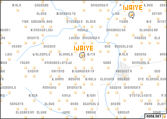 map of Ijaiye