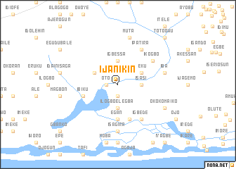 map of Ijanikin