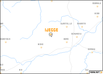 map of Ijegge