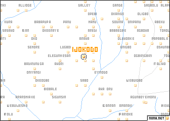 map of Ijokodo