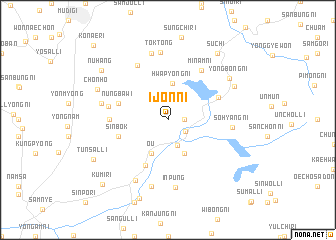 map of Ijŏn-ni