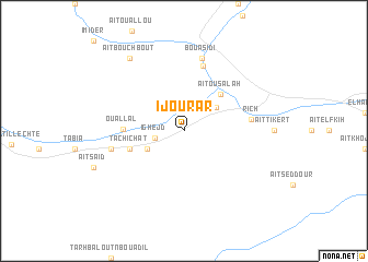 map of Ijourar