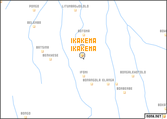 map of Ikakema
