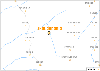 map of Ikalangania