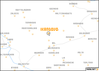 map of Ikandovo