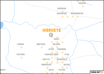 map of Ikarkète