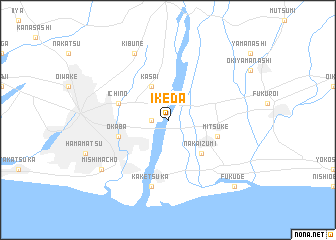 map of Ikeda