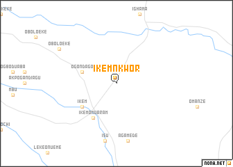 map of Ikem Nkwor