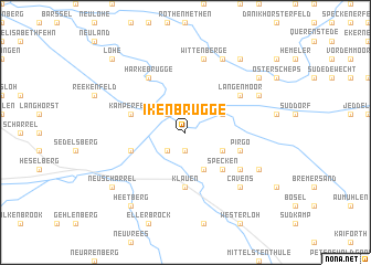 map of Ikenbrügge