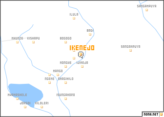 map of Ikenejo