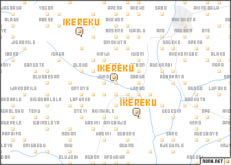 map of Ikereku