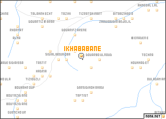 map of Ikhababane