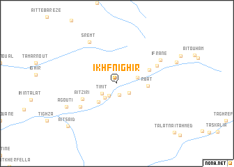 map of Ikhf nʼIghir
