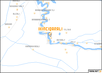 map of İkinci Qaralı
