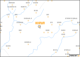 map of Ikirun