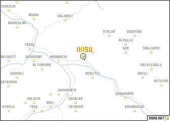 map of İkisu