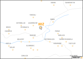 map of İkiz
