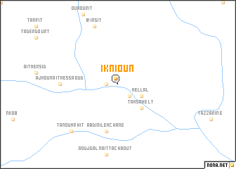 map of Iknioun