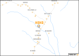 map of Ikoko