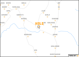 map of Ikolo