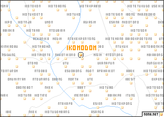 map of Ikom Odom