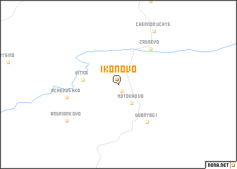 map of Ikonovo